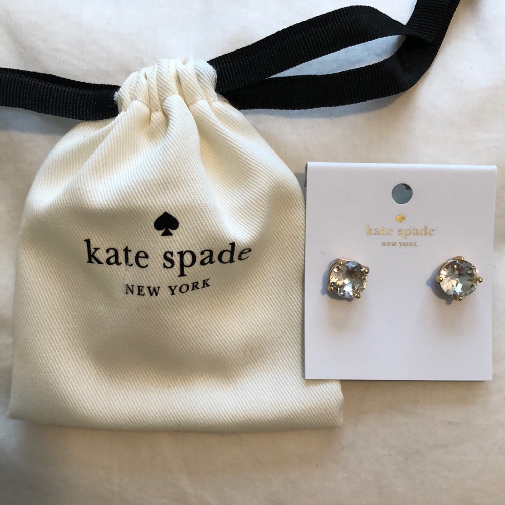 Kate Spade Rhinestone Wedding Earrings Studs